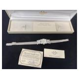 Lenox crystal butterfly watch with COa