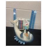 11ï¿½ dolphin wine bottle holder markers and pens