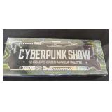 New cyberpunk show 12 color green make up