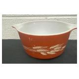 6ï¿½ Vintage PYREX Autumn Harvest Wheat Round