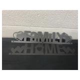 2 17' metal family  and home decor