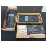 3 new lap top batteries