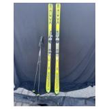 Rossignol Pro 9X Skis with Case