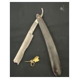 Vintage Straight Razor with Pin