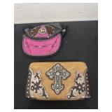 Cross wallet with western style wallet