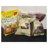 3 bags of gardening starts