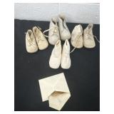 Lock of hair with kids shoes