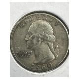 1960D Silver Quarter