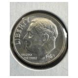 1963 Silver Dime