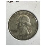 1960D Washington Quarter