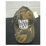 New faith over fear camo hat
