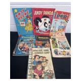 Vintage Dell and gold key archer and 2 coloring