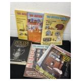 6 antique trader books with pewter book