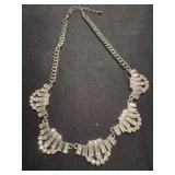 Rhinstone choker necklace