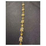 Yellow Citrine Gemstone Bracelet