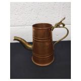 5.5 x 7.5 copper and brass picture with no lid