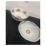 10ï¿½ floral bowl Germany baroness 9ï¿½ made in Japan