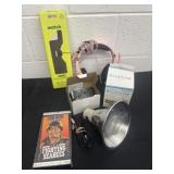 Watch onn antenna ligh, vhs, camera and