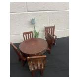 8ï¿½ doll house table and chairs has damage with