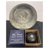 8ï¿½ galvanized tub with pencil pointer