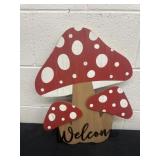 18ï¿½x15ï¿½ welcome mushroom sign
