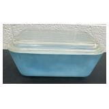 vintage Pyrex Primary Blue 0502 refrigerator dish