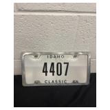 Idaho classic plate