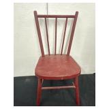 Small Red Doll Chair 20x9