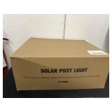 Solar Post Light in Box