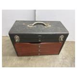 Metal Toolbox with Tools 11x19