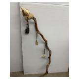 handmade shamanic or tribal-style staff or