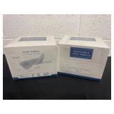 2 new disposable face towels