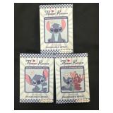 Three new flower rococo stitch perfume