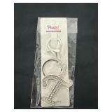 New T keychain fashion accessory