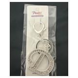 New D keychain fashion accessory