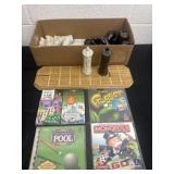 Group games and ceramic chess pieces