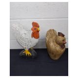12 and 9 in chicken decor
