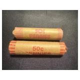 2 full rolls of copper Pennies