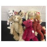 Group of ty beanie babies