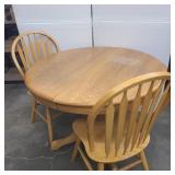 42' Round table to chairs
