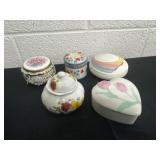 5 trinket boxes