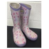 Size youth 4 unicorn rainboots