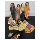 Group of vintage/antique dolls please preview
