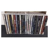 Group of rock CDs