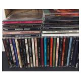 Group of rock CDs
