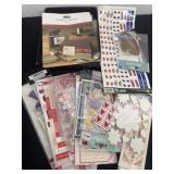 Group of scrapbook stickers