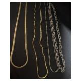 4 mens necklaces