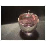 4ï¿½ Studio Ahus swedish glass apple