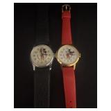 2 vintage Mickey Mouse watches