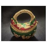 2ï¿½ Vintage Secret Jewels Purse Trinket Box